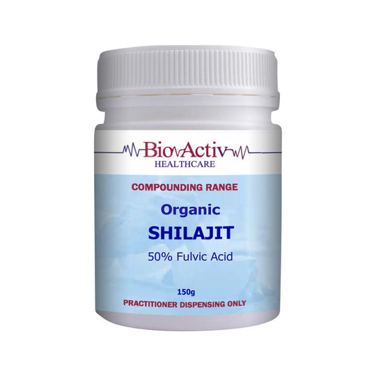 BIOACTIV HEALTHCARE COMPOUNDING RANGE ORGANIC SHILAJIT 50% FULVIC ACID 150G