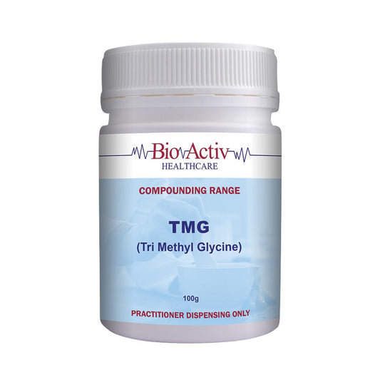 BIOACTIV HEALTHCARE COMPOUNDING RANGE TMG (TRI METHYL GLYCINE) 100G