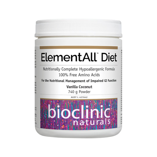 Bioclinic Naturals ElementAll Diet Vanilla Coconut Powder 740g