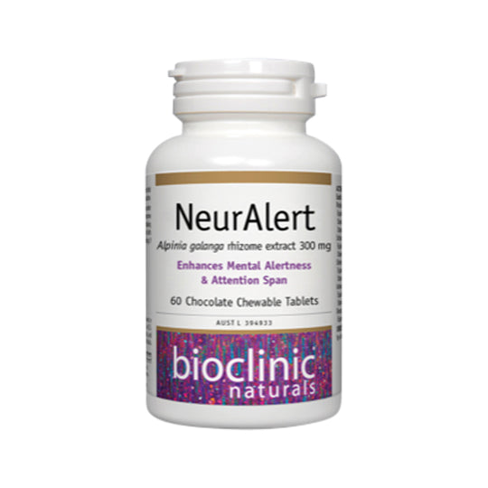 Bioclinic Naturals NeurAlert Chewable 60t
