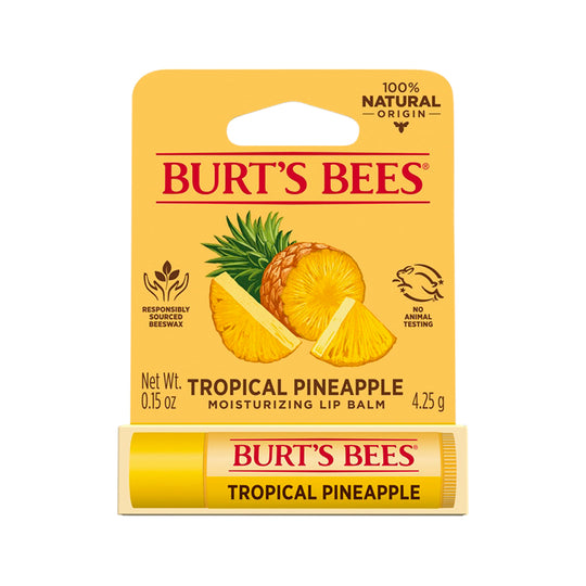 Burts Bees Moisturising Lip Balm Tropical Pineapple 4.25g