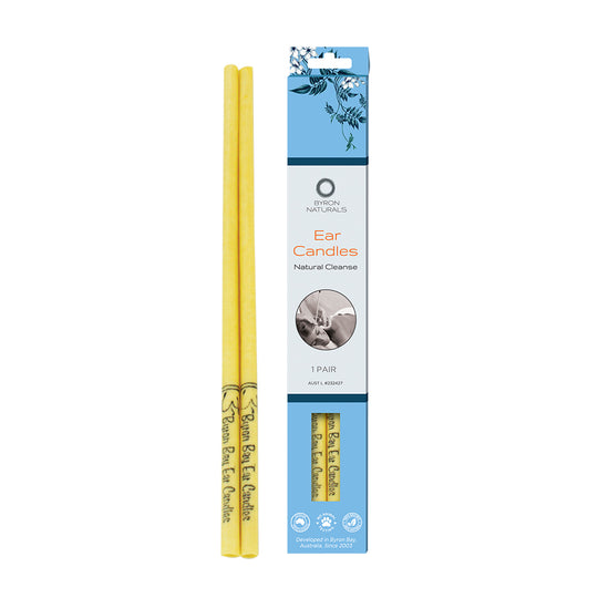 Byron Naturals Ear Candles 1 Pair x 12 Display
