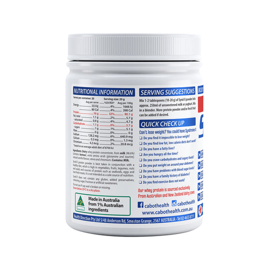 Cabot Health Synd-X Extreme (High Protein & Low Carb) Vanilla 400g