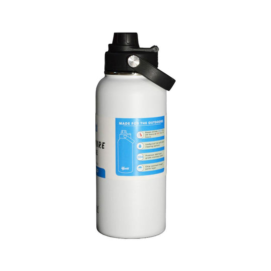 CHEEKI INSULATED BOTTLE ADVENTURE WHITE (LARGE) 1L