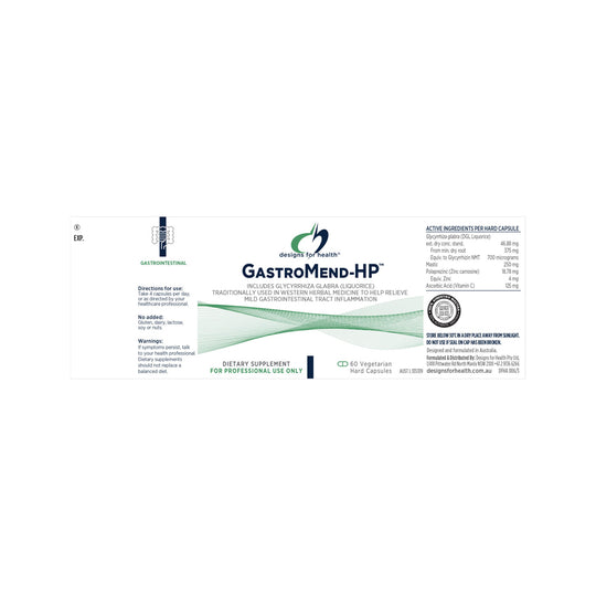 Designs For Health GastroMend-HP 60vc