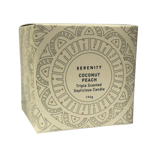 Distillery Fragrance House Soy Candle Serenity (Coconut Peach) 190g