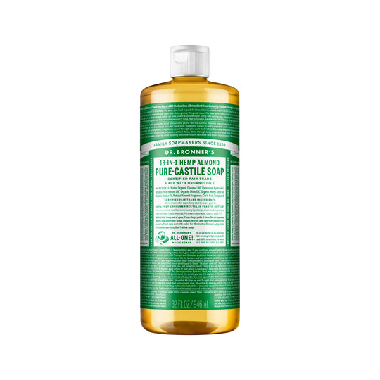 DR. BRONNERS PURE-CASTILE MAGIC SOAP LIQUID (18-IN-1) ALMOND 946ML
