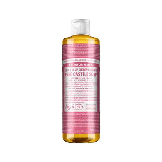 DR. BRONNERS PURE-CASTILE MAGIC SOAP LIQUID (18-IN-1) CHERRY BLOSSOM 473ML