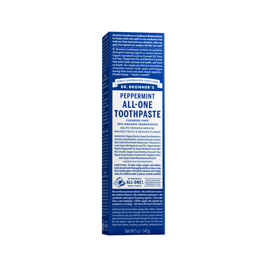 Dr. Bronners Toothpaste (All-One) Peppermint 140g
