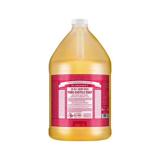DR. BRONNERS PURE-CASTILE MAGIC SOAP LIQUID (18-IN-1) ROSE 3.78L