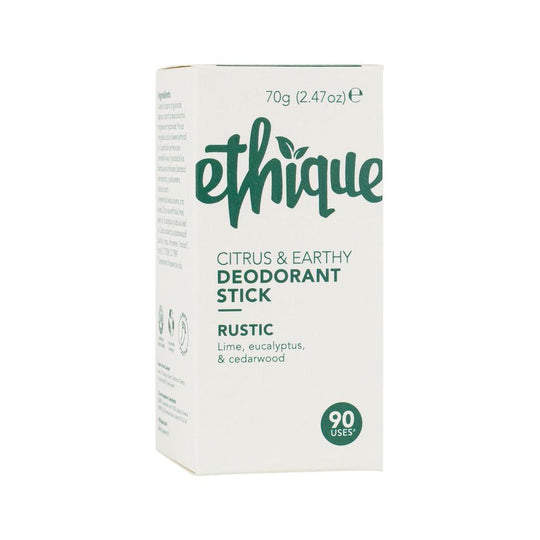 Ethique Deodorant Stick Citrus & Earthy Rustic Lime Eucalyptus & Cedarwood 70g