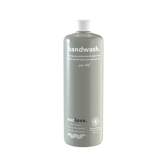 Euclove Hand Wash Lemongrass Palmarosa & Cedarwood 1L