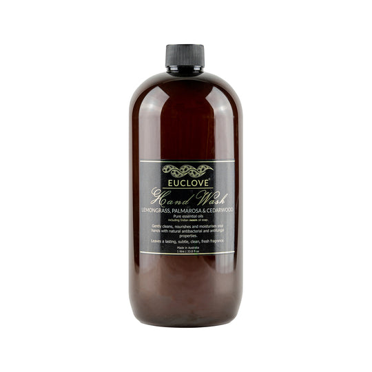 Euclove Hand Wash Lemongrass Palmarosa & Cedarwood 1L