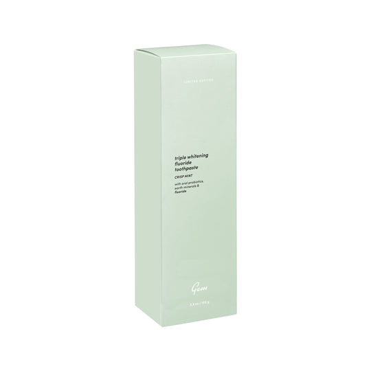 Gem Triple Whitening Fluoride Toothpaste Crisp Mint 100g