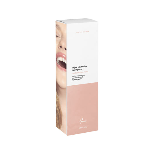 Gem Triple Whitening Toothpaste Watermelon Mint 100g