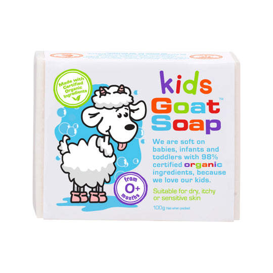 Goat Soap Australia Goat Soap Bar Organic Kids 100g SELL THROUGH