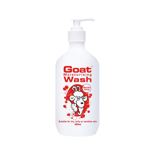 Goat Soap Australia Goat Moisturising Wash Manuka Honey 500ml SELL THROUGH
