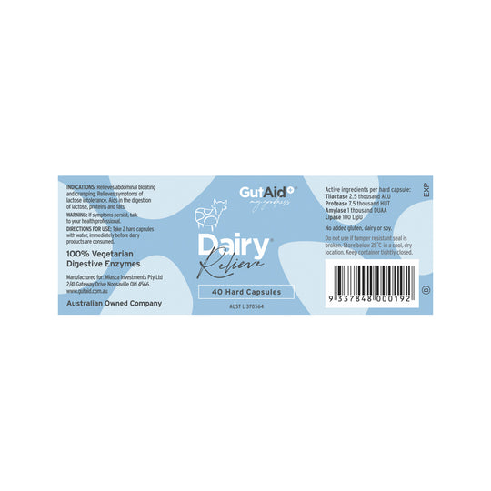 GutAid Dairy Relieve 40c