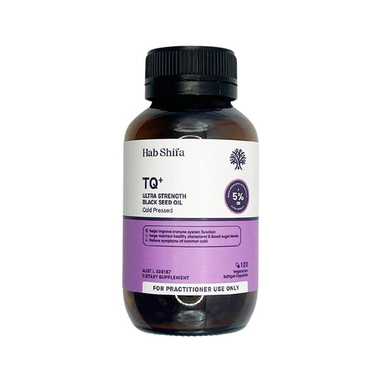 HAB SHIFA PRACTITIONER TQ+ ULTRA STRENGTH BLACK SEED OIL COLD PRESSED 120C
