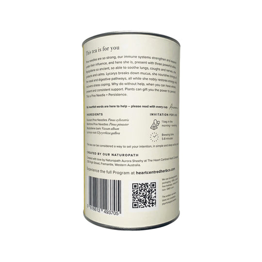 The Heart Centred Herb Company Pine Needle + Persistence x 14 Tea Bags