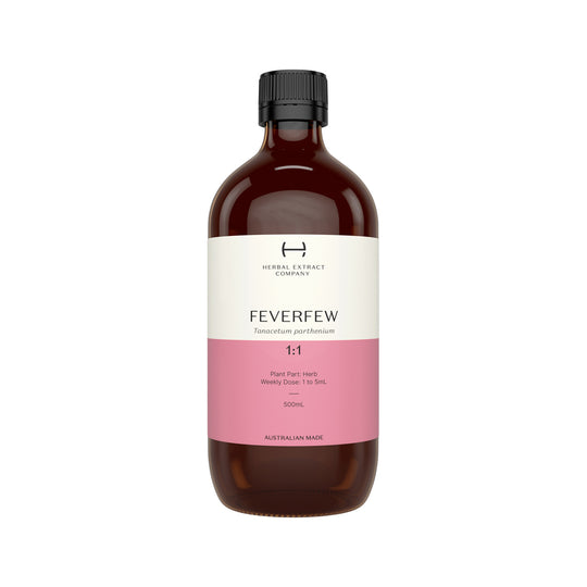 Herbal Extract Company Feverfew 1:1 500ml SELL THROUGH NEW SKU 2987030