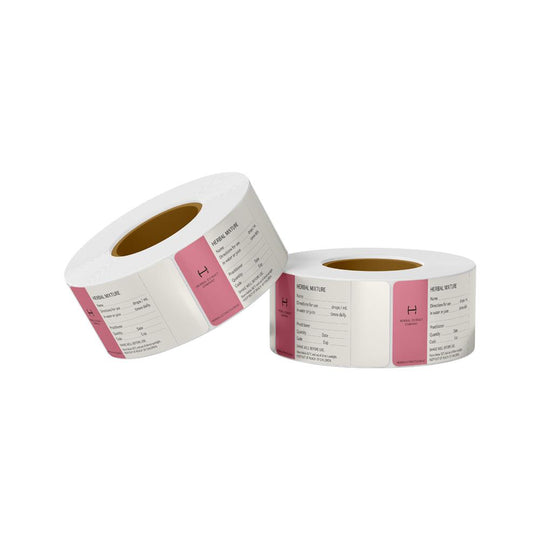 Herbal Extract Company Practitioner Labels Roll x 200 Pack