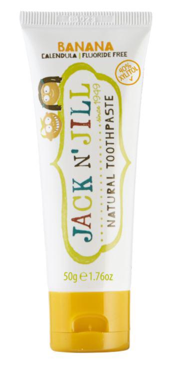 Jack N Jill Natural Toothpaste with Calendula (Fluoride Free) Banana 50g