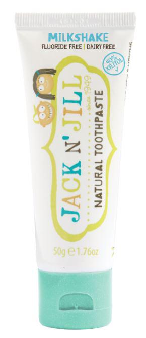 Jack N Jill Natural Toothpaste with Calendula (Fluoride Free) Milkshake 50g