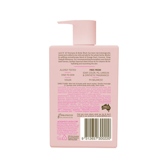 Jack N Jill Natural Bathtime Shampoo & Body Wash 300ml