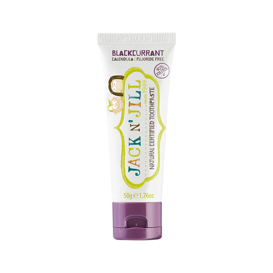 Jack N Jill Natural Toothpaste with Calendula (Fluoride Free) Blackcurrant 50g