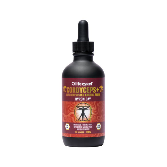 LIFE CYKEL CORDYCEPS + WILD HARVESTED KAKADU PLUM 120ML