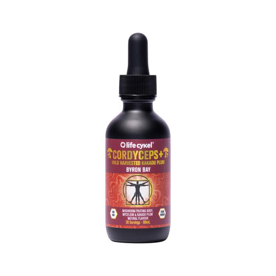 LIFE CYKEL CORDYCEPS + WILD HARVESTED KAKADU PLUM 60ML