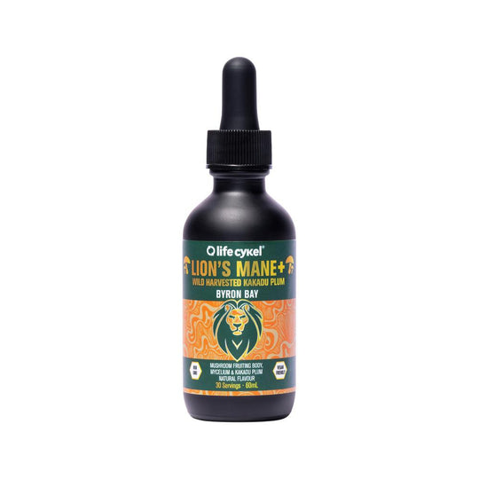 LIFE CYKEL LIONS MANE + WILD HARVESTED KAKADU PLUM 60ML