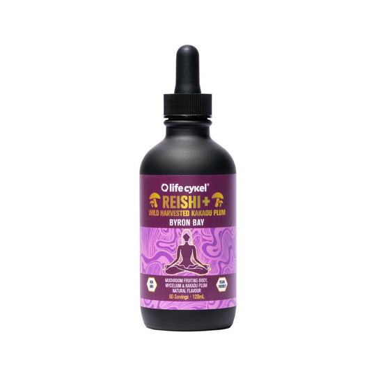 LIFE CYKEL REISHI + WILD HARVESTED KAKADU PLUM 120ML