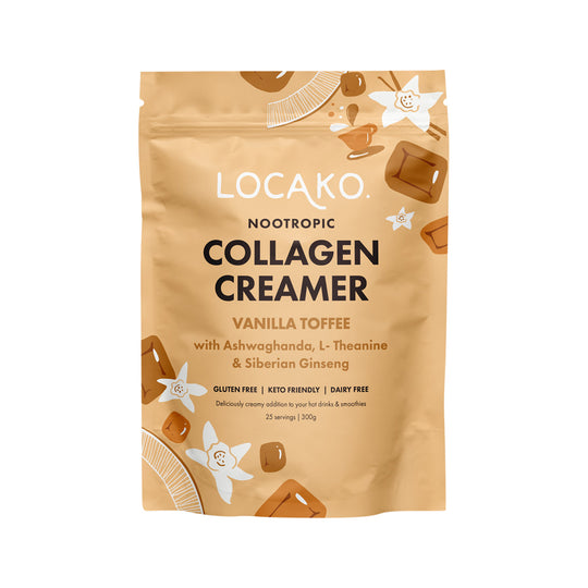 Locako Collagen Creamer Nootropic (Vanilla Toffee) 300g SELL THROUGH NEW SKU 2968445