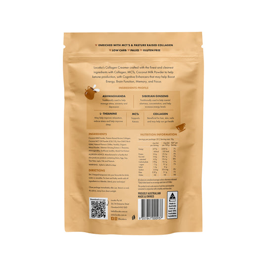 Locako Collagen Creamer Nootropic (Vanilla Toffee) 300g SELL THROUGH NEW SKU 2968445