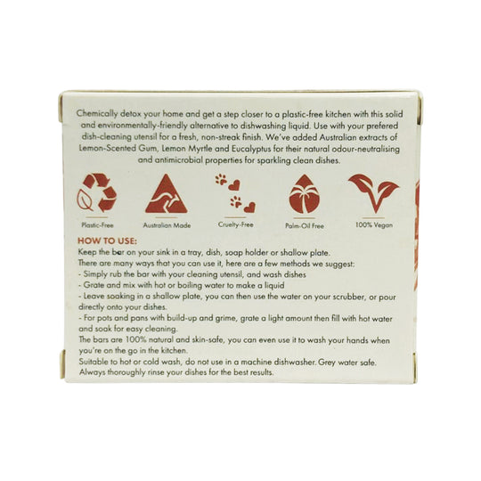 Minimal Essentials Dishwashing Block with Lemon Scented Gum & Eucalyptus 150g