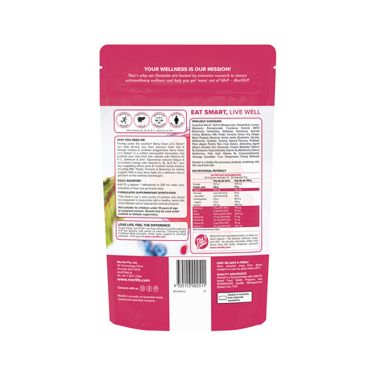 Morlife Berry Clean Liva Detox Berry Elixir 200g