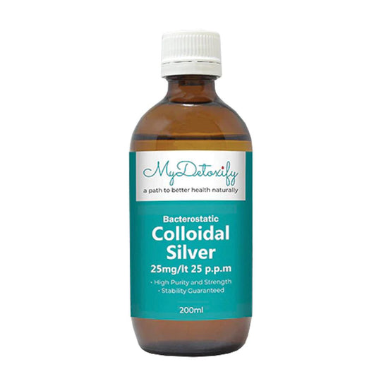 MYDETOXIFY COLLOIDAL SILVER 25PPM 200ML
