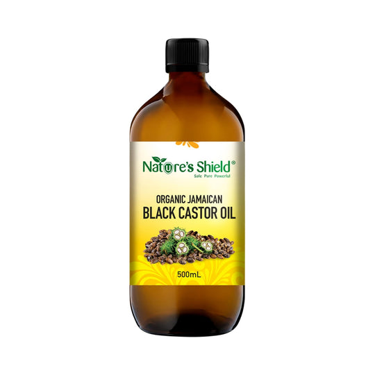 NATURES SHIELD ORGANIC JAMAICAN BLACK CASTOR OIL 500ML