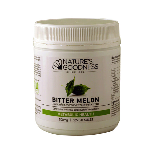 Natures Goodness Bitter Melon Capsules 500mg 365c