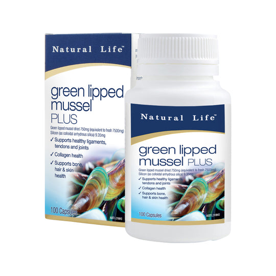 Natural Life Green Lipped Mussel PLUS 100c SELL THROUGH
