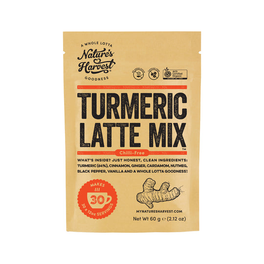 Natures Harvest Organic Turmeric Latte Mix Chilli-Free 60g
