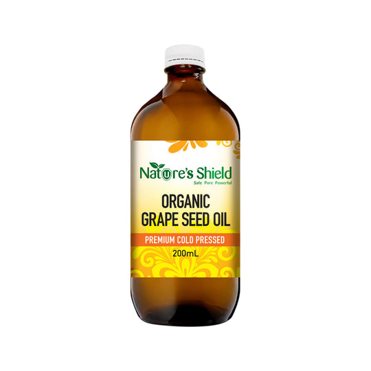 Natures Shield Organic Grape Seed Oil 200ml