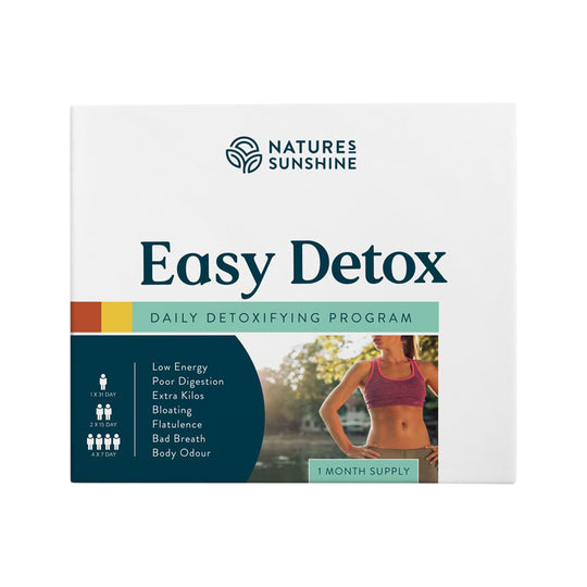 Natures Sunshine Easy Detox (Daily Detoxifying Program) 1 Month Supply