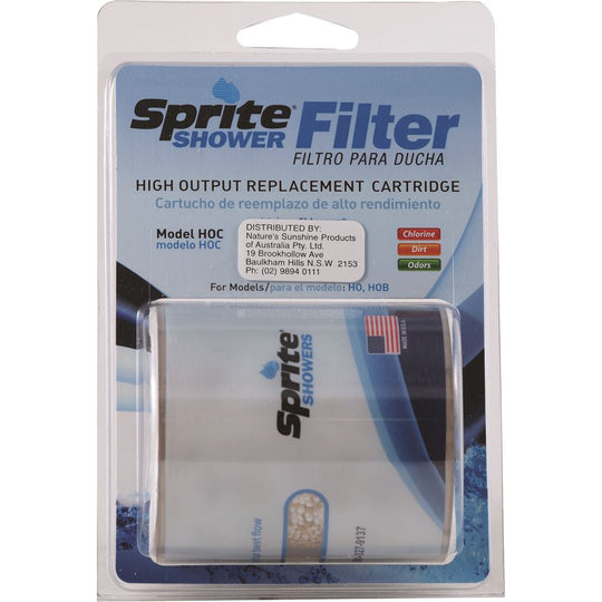 Natures Sunshine Sprite Shower Filter Replacement (High Output) Cartridge