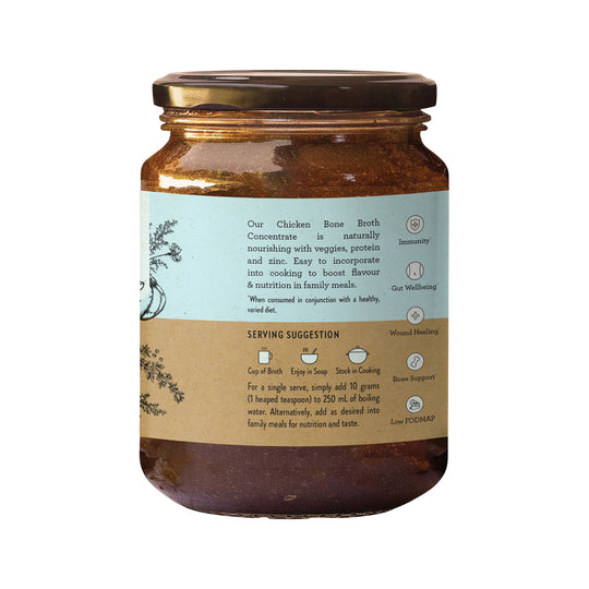 Nutra Organics Bone Broth Chicken Concentrate Natural 250g