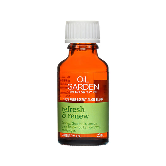 Oil Garden Essential Oil Blend Refresh & Renew 25ml