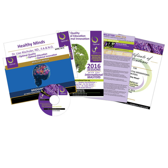OptimalRx DVD Healthy Minds with Dr. Lise Alschuler (Apr 2016)