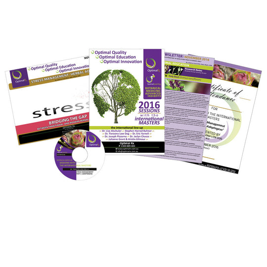 OptimalRx DVD Stress Management Part 1: Adaptogens with Dr. Tieraona Low Dog (Nov 2016)